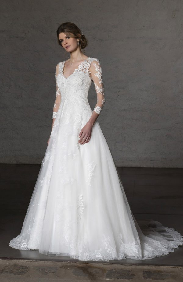 Robe de mariée AD-2021-08 par Couture Nuptiale