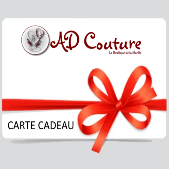 Carte cadeau à utiliser en boutique