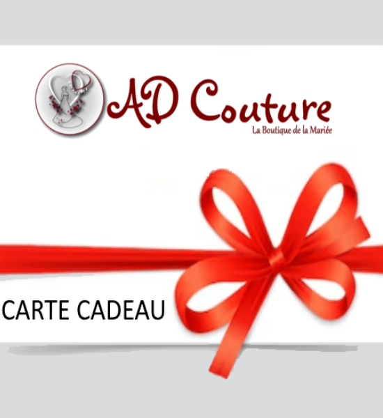 Carte cadeau à utiliser en boutique