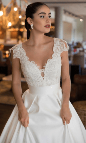 Robe de Mariée A Belle Noiva 345 collection 2026